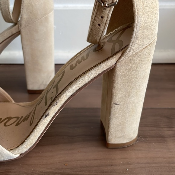 Sam Edelman Suede Ankle Strap Heels - Picture 8 of 11